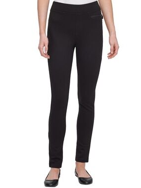 DKNY Black Slim Ponte Ankle Pants NWT